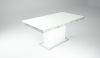 Flóra Plusz üvegtetős étkezőasztal 120-160x80+40x78cm