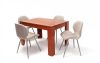 Kis Félix asztal 120-as Calvados + 4 db Ervin Beige szék