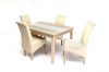 Kis Irish asztal 135-ös Sonoma és beige + 4 db Irish Beige és sonoma szék