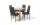 Kis Mokka asztal 80-as Sonoma + 4 db Geri Szürke szék