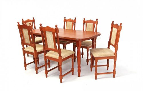 Wénusz asztal 160-as Calvados + 6 db Wénusz Calvados szék