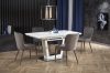 Blanco modern étkezőasztal 160+40x90x76cm
