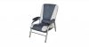 Aba fémkeretes, kényelmes masszív fotel, erős szövettel 75x65x105cm