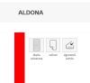 Aldona franciaágy 160x200 cm