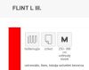 Flint L III Fixes sarokgarnitúra fém lábazattal, erős szövettel 276x276 cm