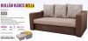 Bella ívelt karos modern, nyitható kanapé 196x103x110 cm