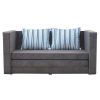 Katarina New kanapé ágyfunkcióval, szürke színben, 135x71x61 cm