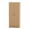 BETTY 2 BE02-003-00 2 Ajtós szekrény polcokkal, sonoma tölgyfa vagy bükkfa színben, 90x56,6x220 cm