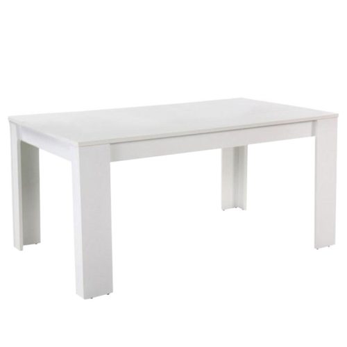 TOMY NEW 160 Étkezőasztal, fehér színben 160x90x75 cm