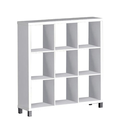 TOFI NEW 5 Modern közepes könyvespolc, fehér színben