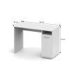 Noko- signa 21 egy ajtós PC asztal, sonoma és fehér színben 