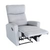 SILAS modern állítható fotel, fehér / világosszürke színben 74x92x104 cm