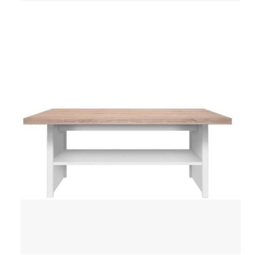 Topty TYP 18 Dohányzóasztal 11S, fehér és sonoma tölgyfa színben 115x55x48 cm