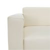 Homker 2 személyes kanapé, bézs textilbőr, 140x78x63 cm