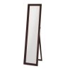AIDA NEW tükrös állvány, masszív fa és üveg, tölgy vagy cappucino színben, 38x149,5 cm