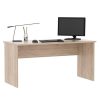 JOHAN NEW 01 PC asztal / íróasztal, sonoma tölgyfa / szilvafa / fehér színben