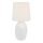 QENNY TYP 1/2/3 aT15556 Kerámia asztali lámpa, fehér / szürkésbarna / taupe színben