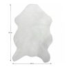 EBONY TYP1 műszőrme szőnyeg, fehér, 60x90 cm