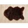 EBONY TYP 3 műszőrme szőnyeg, barna, 60x90 cm