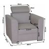 MARIETA relax fotel, állítható fejtámasszal, bézs színben 90x97x92 cm