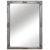 MALKIA TYP 11 Tükör elegáns fakerettel, ezüst színben 66x96 cm