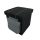 IDANA ülőke, fekete anyag, 49x32x52,5 cm 