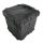 VASAV szőrmés ülőke, sötétszürke, 49x32x52,5 cm 