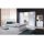 Asiena Teljes hálószoba szett (szekrény 208 + ágy 160x200 cm + 2 db éjjeliszekrény), fehér-extra mag