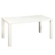 ASPER NEW 1 MDF étkezőasztal, magasfényű fehér színben, 140-180x80x76 cm