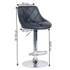 MARID Bárszék. Modern szék forgó és állítható magasságú ülőrésszel . Terhelhetőség: 100 kg