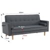 Otisa ágyazható, mélytűzött kényelmes kanapé több színben 189x76x89 cm 