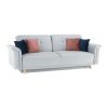 Ariana világos színű nyitható kanapé, masszív erős szövettel,  238x101x74/88 cm