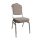 Zina 3 NEW krómozott rakásolható szék, bézs erős szövettel 44x50x93 cm 