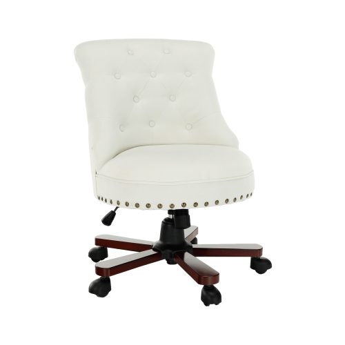 ARZU irodai szék, bézs/dió színben, 56x67x89-97 cm 