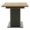 FIDEL kihúzható étkezőasztal, tölgy craft arany/grafit szürke szín 155-204x86x77 cm 