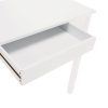 Amyntas  kisasztal, fehér színben 80x40x75 cm