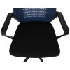 DIXOR irodai szék, sötétkék/fekete színben, 58x51x97-103 cm
