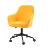 SORILA irodai szék, sárga/fekete színben, 55x56x88/95 cm 