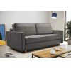 Bernia kétszemélyes kanapé szürke/fekete szegély 213x100x94 cm