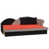 DIANE kanapé ágyfunkcióval, narancssárga-bézs, jobb oldali kivitel 197x75x78 cm